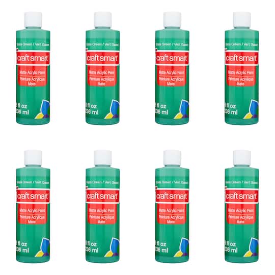 Michaels, 8 Pack: 8oz. Acrylic Paint by Craft Smart® – Category: Acrylic Craft Paints